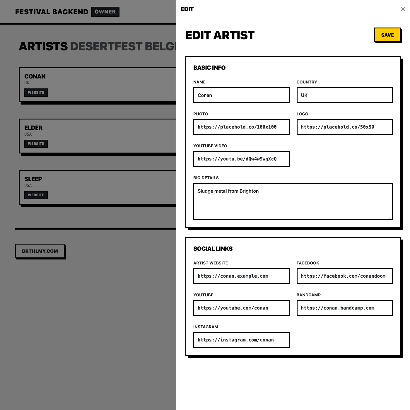 Artist Management